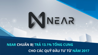Near sắp unlock 13,1% token Private sale 2017